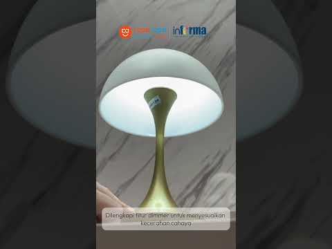 Gambar Informa Jeannie Lampu Meja LED 3 Warna Rechargeable 1 Watt - Pink