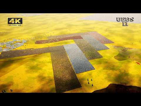 [4K] UEBS 2 | 450,000 HUMAN WARRIORS vs. 3,000,000 HUSKS!A MASSIVE BATTLE IN THE SWAMPS 🔥