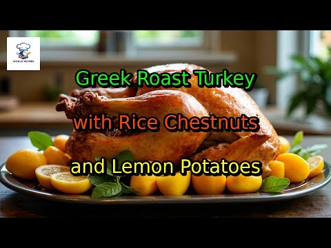 Easy Greek Style Roast Turkey With Rice Chestnuts And Lemon Potatoes