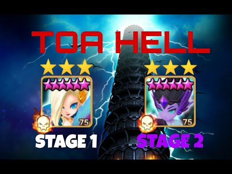 Toa Hell Stage 1 & 2 Laima and Aschubel -January - Summoners War