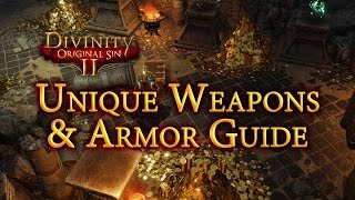 DOS2 Unique Weapons & Armor Locations Guide
