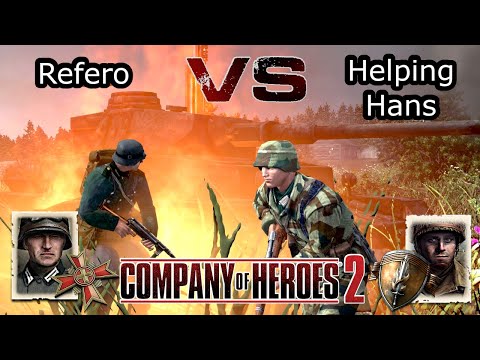 Coh2 1v1 | Refero vs HelpingHans | GCS3 appetizer