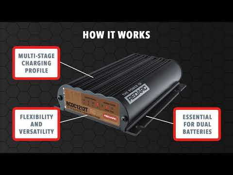 What is a REDARC trailer battery charger and what does it do?