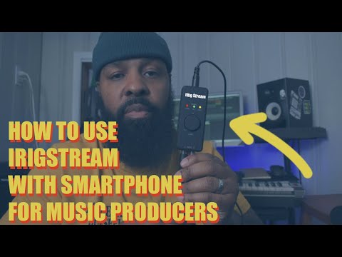 How to use iRig Stream with smart phone for music producers & beat makers. #iRigStream