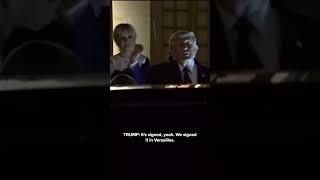'I just signed it': Trump says he personally signed Iran peace agreement 