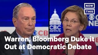 Elizabeth Warren, Michael Bloomberg Duke it Out at Democratic Debate | NowThis