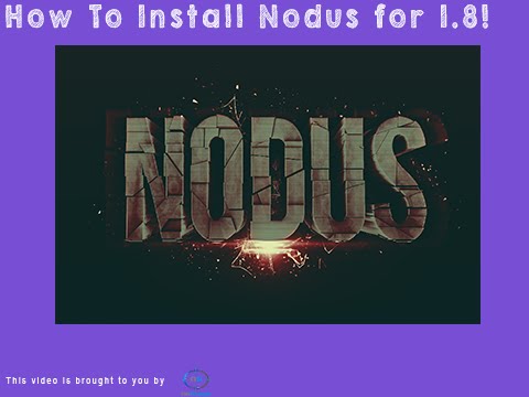 comment installer nodus 1.8