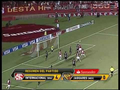 Internacional 4 - 0 Jaguares Copa Libertadores 2011
