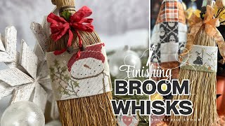 Finishing Touches for Your CROSS STITCH Broom Whisk
