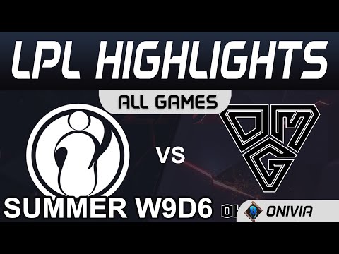 IG vs OMG Highlights ALL GAMES LPL Summer Season 2020 W9D6 Invictus Gaming vs Oh My God by Onivia