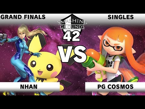 Smashing Grounds 41 Grand Finals - Nhan(L) [Pichu, Zero Suit Samus] v PG Cosmos [Inkling]