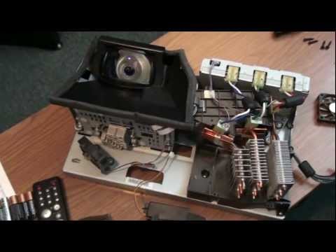 Samsung HL61A750 LED DLP TV repair day. It's just the fan.... woo!