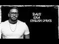 Balti - Ena - Me ( English Lyrics ).From Tunusia🇹🇳🇹🇳