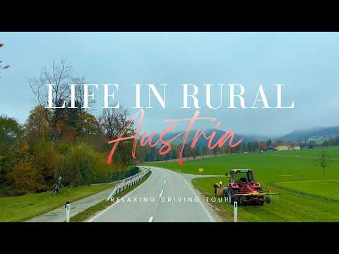 A Road Trip Through Austria | From Steyr to Gresten (Scenic Drive in 4K)