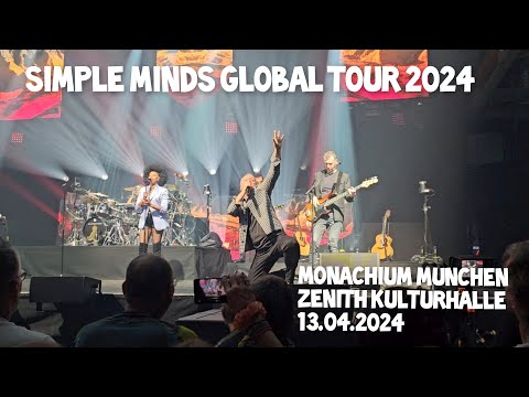 SIMPLE MINDS Global Tour 2024 Monachium Munchen Zenith Kulturhalle 13.04.2024 full koncert