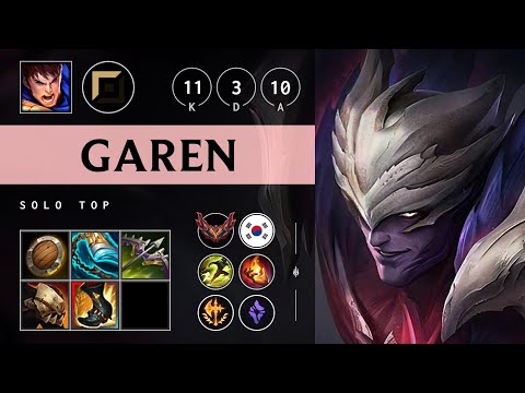 Garen Top vs Gangplank - KR Grandmaster Patch 25.19