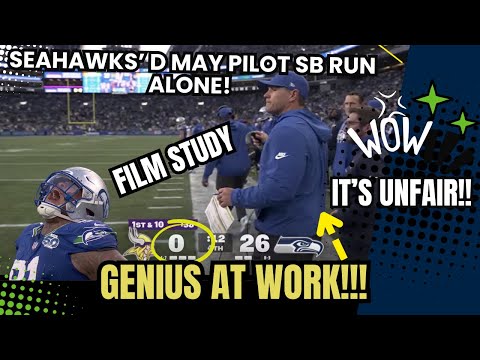 Seahawks Study: Quiet..Macdonald is a GENIUS AT WORK! | MERCY RULED ON D ALONE!
