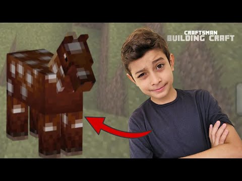DOMEI MEU PRIMEIRO CAVALO NO CRAFTSMAN | S10: PLAYING WITH MY FATHER