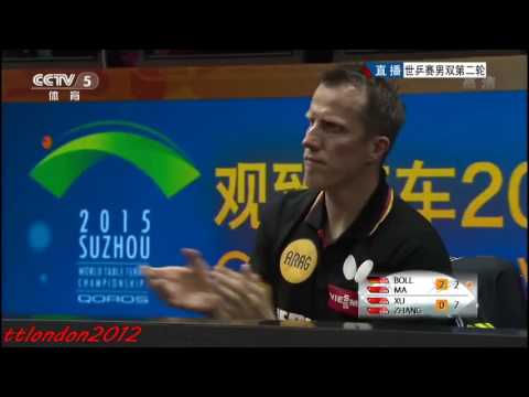 Ma Long Timo Boll vs Zhang Jike Xu Xin WTTC 2015