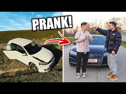 PRANK! I-AM DISTRUS MAȘINA ȘI I-AM CUMPĂRAT ALTA NOUĂ! (AUDI A5)