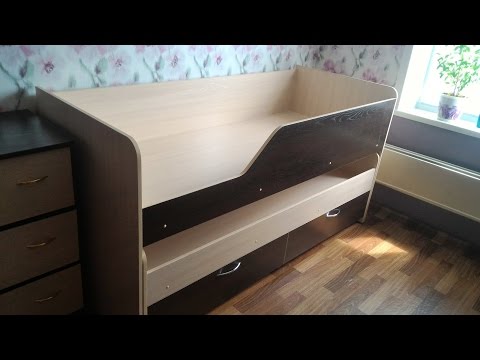 Детская выдвижная кровать Дуэт-2 СлавМебель