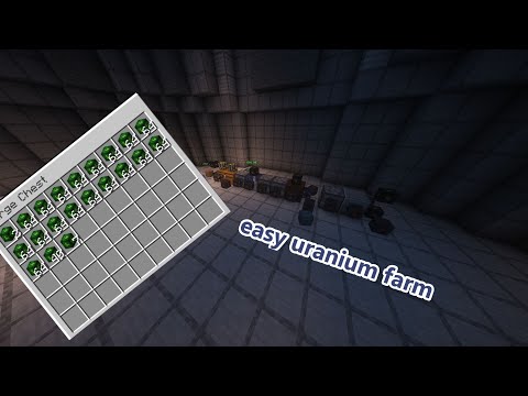 automated uranium farm slimefun tutorial