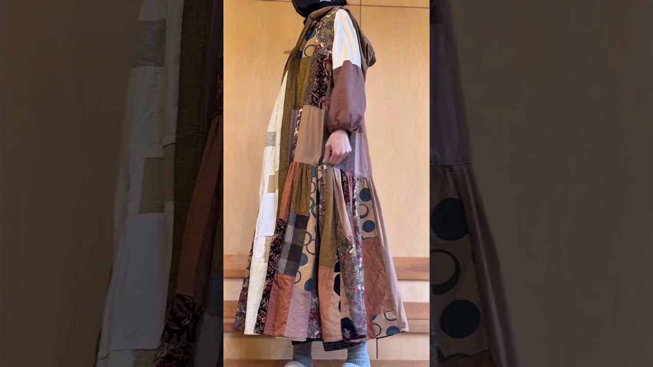 衣工房SAYOCAFE新作　#sayocafeチャンネル #ハンドメイド服 #パッチワーク