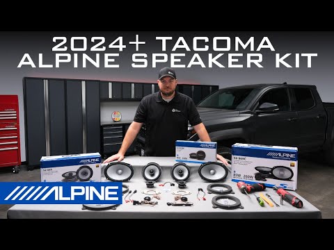 2024+ Tacoma Alpine 6 or 8 Speaker Plug & Play Bundle Install