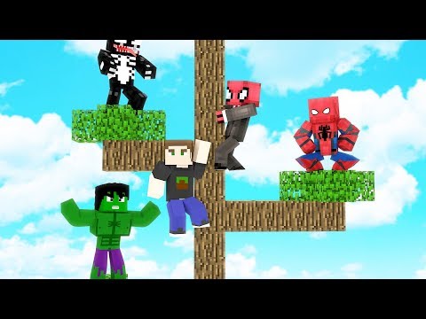 FAKİR SÜPER KAHRAMANLAR AĞACINA TIRMANDI! 😱 - Minecraft