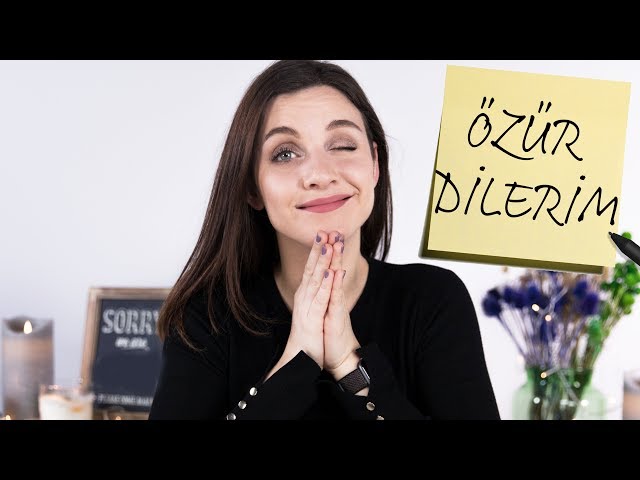 Video de pronunciación de Özür en Turco