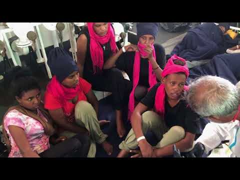 Il canto preghiera delle donne eritree sulla nave Diciotti