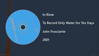 John Frusciante - In Rime (Letra y Subtítulos)