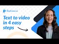AI Video Generator under 5 minutes Rephrase.ai Studio Walkthrough Text to Video