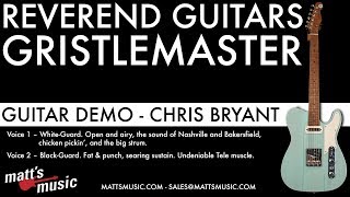 Video thumbnail for Matt's Music Center - Reverend Guitars Gristlemaster with Dr. Z RX ES - Chris Bryant by Matt's Music Center