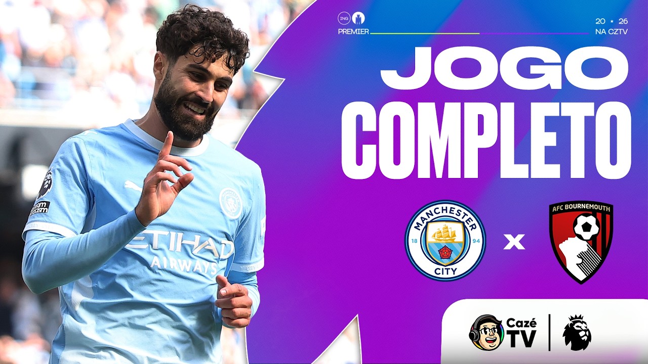 JOGO COMPLETO: MANCHESTER CITY X BOURNEMOUTH | PREMIER LEAGUE 26/27 | 1ª RODADA