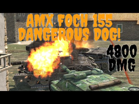 Is AMX FOCH 155 FORGOTTEN? Tier 10 destroyer - 4800 dmg * World Of Tanks Blitz #wotblitz #wargaming