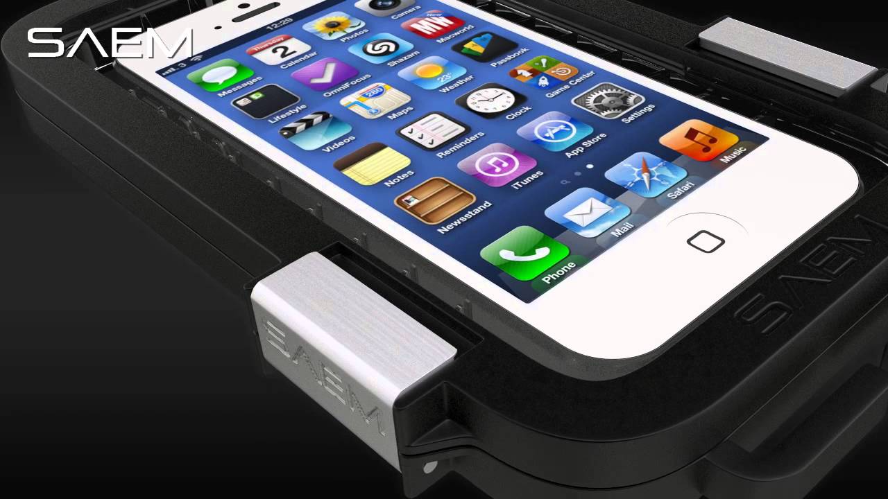 SAEM™ S7 iPhone 5/5s Case (Tacton Black) video thumbnail