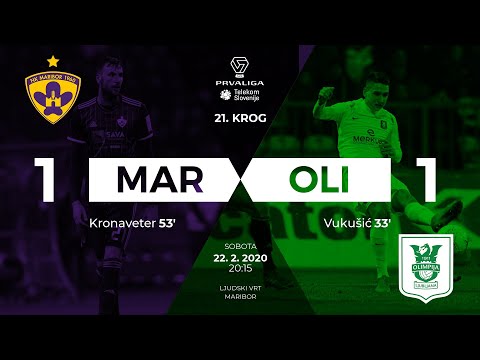21.krog: Maribor - Olimpija 1:1 ; Prva liga Telekom Slovenije 2019/2020