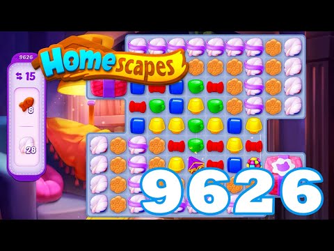 Homescapes Level 9626 HD | 3 - match puzzle game | Gameplay Walkthrough | android | GameGo Game IOS
