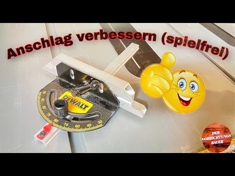 Cost-effective way to improve (eliminate play in) the cross fence on a Dewalt 7492 | The Fixture ...