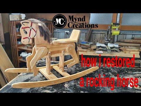 YouTube video about: How to restore a wooden rocking horse?