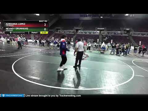 127 Lbs Champ. Round 1 - Nevaeh Grunhuvd, Montana Vs Adrianna Lopez, Colorado 660b