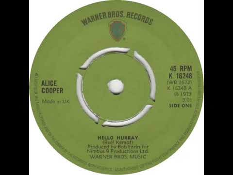 UK New Entry 1973 (29) Alice Cooper - Hello Hurray