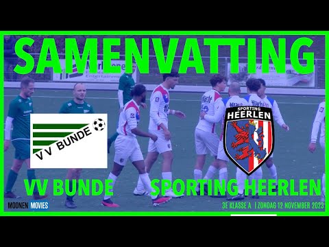 SCHITTERENDE DOELPUNTEN IN DE TOPPER TUSSEN VV BUNDE EN SPORTING HEERLEN
