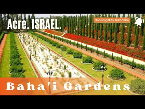 Bahai Gardens in Akko. Israel.