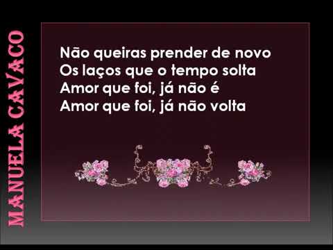 Fado das Horas   Manuela Cavaco   Nosso Fado