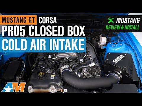 2011-2014 Mustang GT Corsa Pro5 Closed Box Cold Air Intake Review & Install