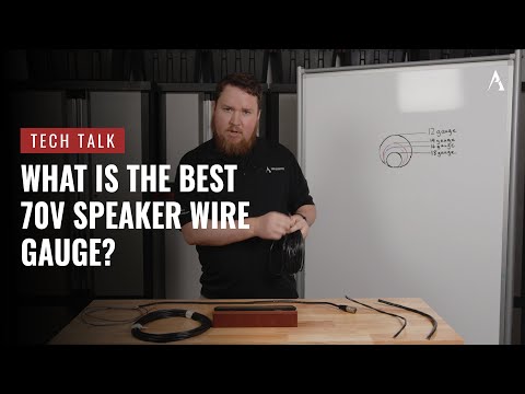What is the Best 70V Speaker Wire Gauge? on Pro Acoustics Tech Talk Episode 88