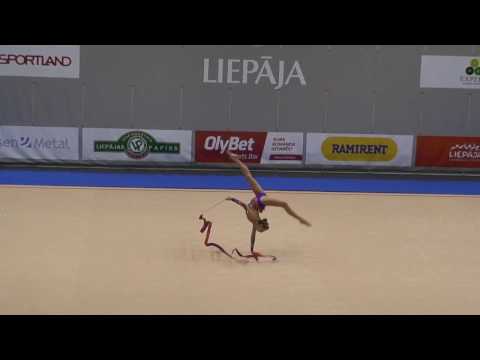 Sofija Nikitina Latvijas Republikas čempionāts ribbon