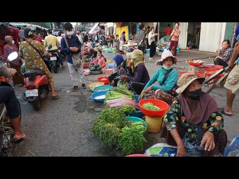 Amazing Yummy Street Food @Kandal Market - Evening Daily LifeStyle of Vendors in Town Street Market